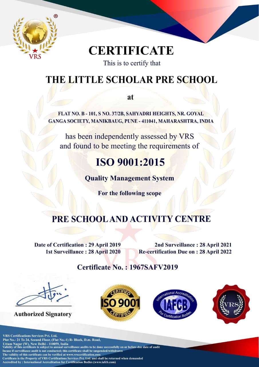 ISO 9001:2015 Certificate